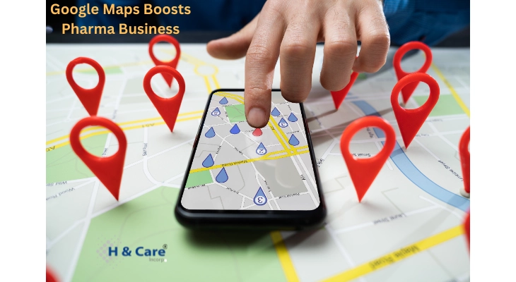search maps features in Google Maps boosts pharma business growth