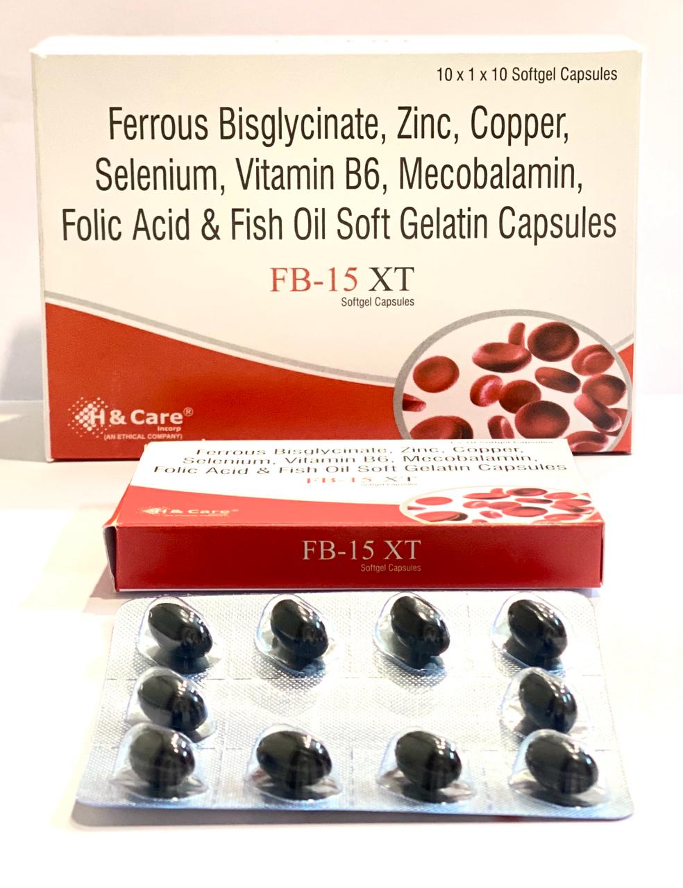 Best multivitamins for women: FB-15 XT: Ferrous Bisglycinate, Zinc, Copper, Selenium, Vitamin B6, Mecobalamin, Folic Acid, Fish oil soft gelatin capsules