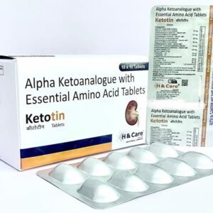 Ketotin: Nephrology product: Alpha Ketoanalogue with essential amino acids