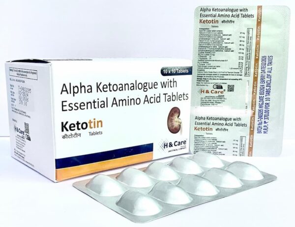 Ketotin: Nephrology product: Alpha Ketoanalogue with essential amino acids