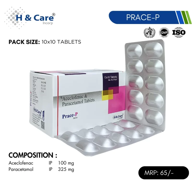 Paracetamol with Aceclofenac: prace-p