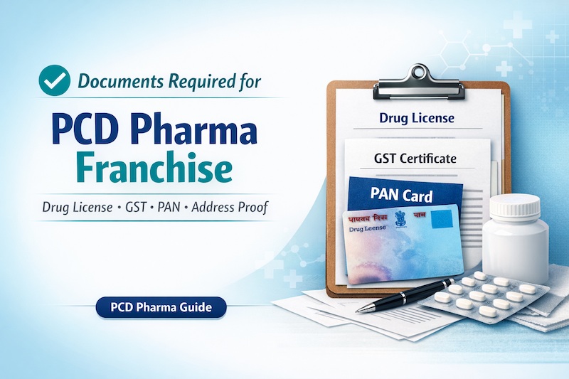 documents required for PCD pharma franchise